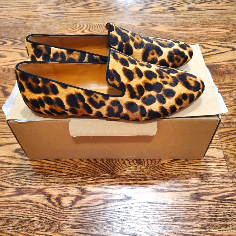 J. Crew Factory Calf Hair Loafers size 9